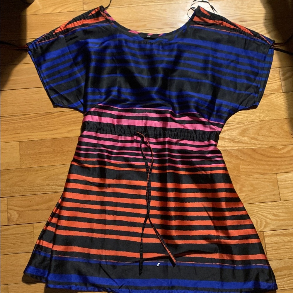 H&M colourful stripe dress